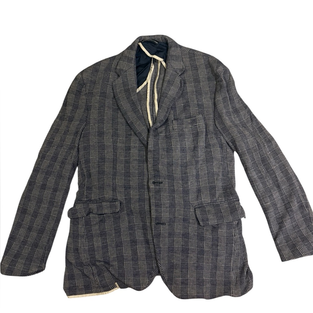 Coppley Men’s‎ Grey Plaid Sport Coat